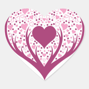 Prettig Valentijnsdag Hart Sticker