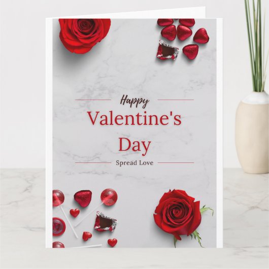 Prettig Valentijnsdag Kaart (Voorkant)