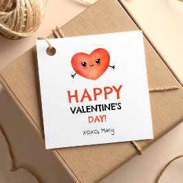 Prettig Valentijnsdag met babyhartje Bedankjes Labels