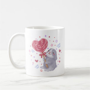 Prettig Valentijnsdag met Bunny & Lollypop Koffiemok