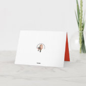 Prettig Valentijnsdag Mooie Kat Met Uitgestoken To Feestdagen Kaart (Achterkant)