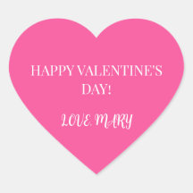 Prettig Valentijnsdag van Naam Roze
