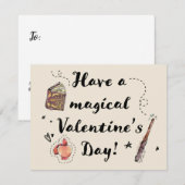 Prettig Valentijnsfeest Notitiekaartje (Voorkant / Achterkant)