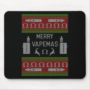 Prettig Vapemas - Dampende lelijke kersttrui Muismat