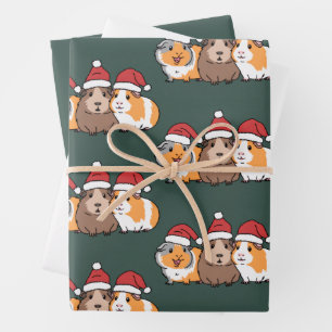 Prettig Varkensfeest Cavia Kerst Dierenliefhebber Inpakpapier Vel