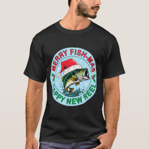 Prettig Vis-feest Gelukkig Nieuw Spoel T-shirt