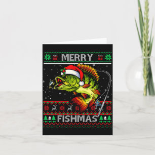Prettig Visfeest B Vis Vissen Kerstmis Lelijke Ker Kaart
