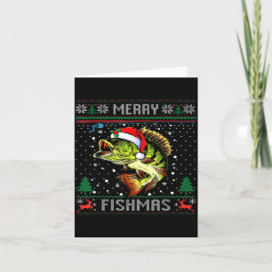 Prettig Visfeest B Vis Vissen Kerstmis Lelijke Zwe Kaart