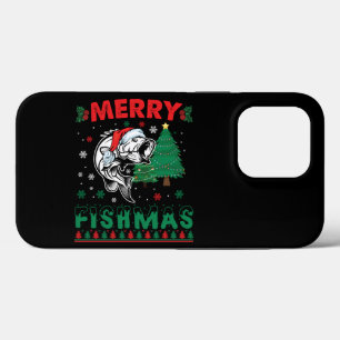 Prettig Visfeest Vis Vissen Vader Visser Kerstmis iPhone 13 Pro Hoesje