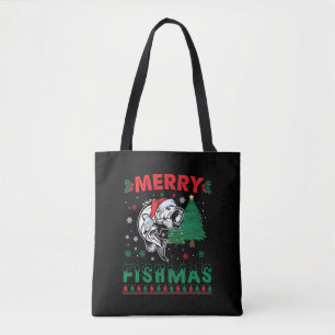 Prettig Visfeest Visvangende Vader Visser Kerstmis Draagtas