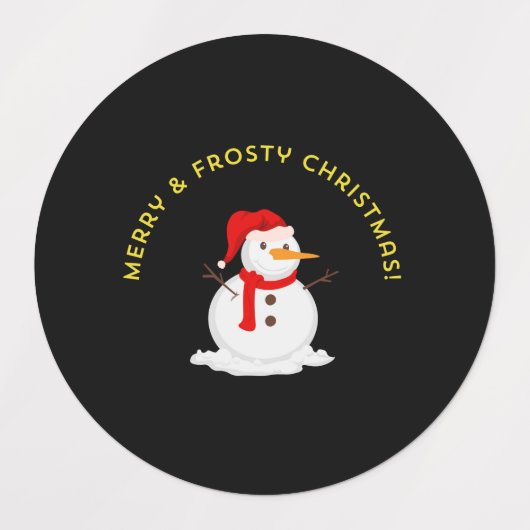 Prettig & Vorstig Kerstfeest Labels (Design 2)