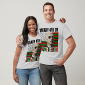 Prettige 4e Juneteenth grappige Biden gezicht T-shirt (Unisex)