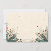 Prettige Alles en Gelukkige Kerst Wenskaart Feestdagenkaart (Achterkant)