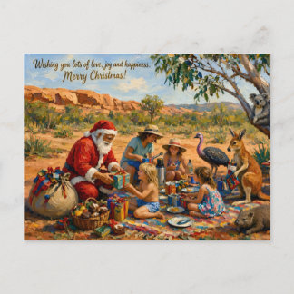 ~ PRETTIGE AUSTRALISCHE KERSTGROET ~ FEESTDAGENKAART
