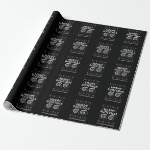 Prettige Boostmas Turbo Kerstmis Trui Auto Racing Cadeaupapier