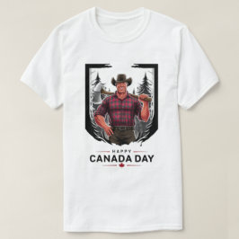 Prettige Canada Dag Houthakker T-shirt