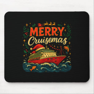 Prettige Cruisemas Grappige Kerst Cruise Vakantie Muismat