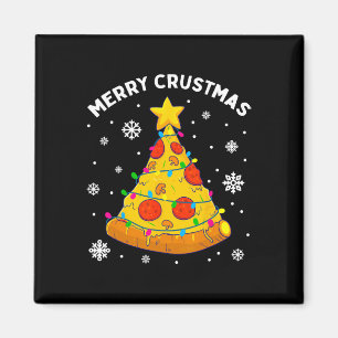 Prettige Crustmas Pizza Kerstboom Kerstcadeaus Kin Magneet