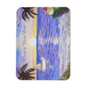 Prettige Dag Strand Magneet (Verticaal)