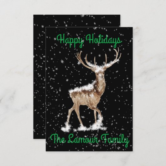 Prettige feestdagen (Voorkant / Achterkant)