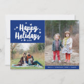 prettige feestdagen 2 Fotofeestdag Feestdagenkaart (Voorkant)