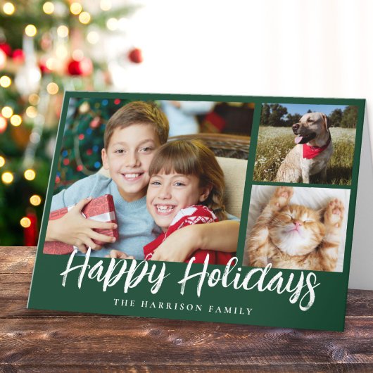 Prettige feestdagen 3 foto kerst