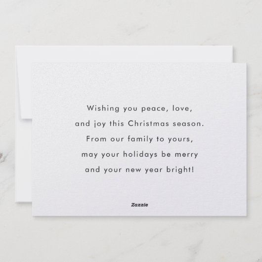 Prettige feestdagen Aangepaste kerstkat Schattige Feestdagenkaart (Achterkant)