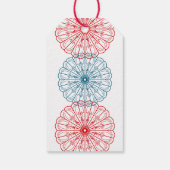 Prettige feestdagen Aangepaste kleur minimalistisc Cadeaulabel (Achterkant)