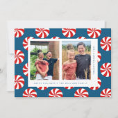 prettige feestdagen aankondiging kerstsnoepkanen (Voorkant)