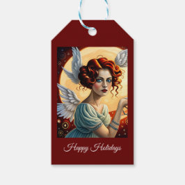 Prettige feestdagen Angelic Delight Cadeaulabel