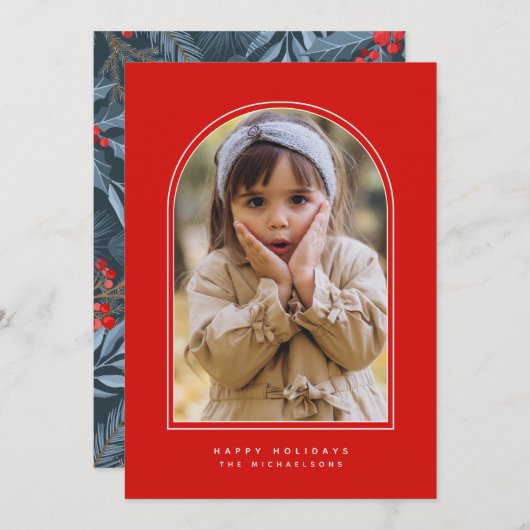 prettige feestdagen ARCH Voeg je foto toe (Voorkant / Achterkant)