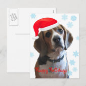 Prettige feestdagen Beagle (Voorkant / Achterkant)