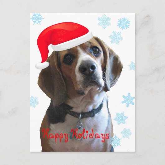 Prettige feestdagen Beagle (Voorkant)