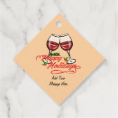 prettige feestdagen bedankjes labels (Achterkant)