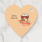 prettige feestdagen bedankjes labels (Achterkant)