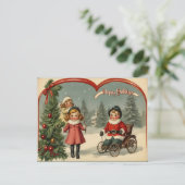  Prettige feestdagen begin jaren 1900 Kerstmis (Staand voorkant)