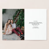 Prettige feestdagen BELETTERING & Pine Needles Ker Folie Kaarten (Binnen)