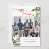 Prettige feestdagen Berry Branches Fotobedrijf Feestdagenkaart (Voorkant)