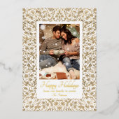 Prettige feestdagen  Bloemfoto Kerst (Voorkant)