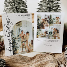 Prettige feestdagen Boho-typografie