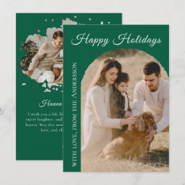 Prettige Feestdagen Boog 2 Foto Feestdagenkaart