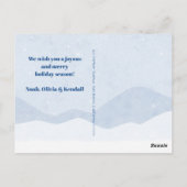 Prettige feestdagen briefkaart (Achterkant)