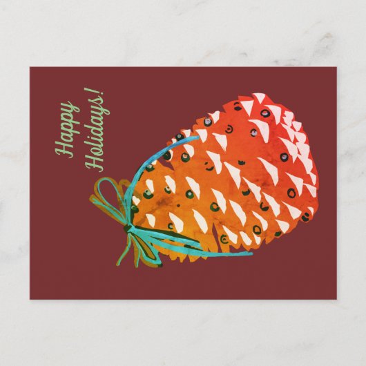 prettige feestdagen briefkaart (Voorkant)