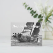 prettige feestdagen briefkaart (Staand voorkant)