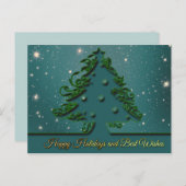 prettige feestdagen briefkaart (Voorkant / Achterkant)