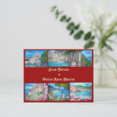 prettige feestdagen Briefkaart (Staand voorkant)