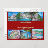 prettige feestdagen Briefkaart (Voorkant / Achterkant)