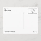 prettige feestdagen Briefkaart (Achterkant)