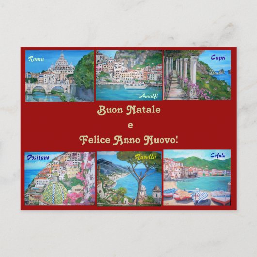 prettige feestdagen Briefkaart (Voorkant)