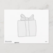 prettige feestdagen Briefkaart (Achterkant)